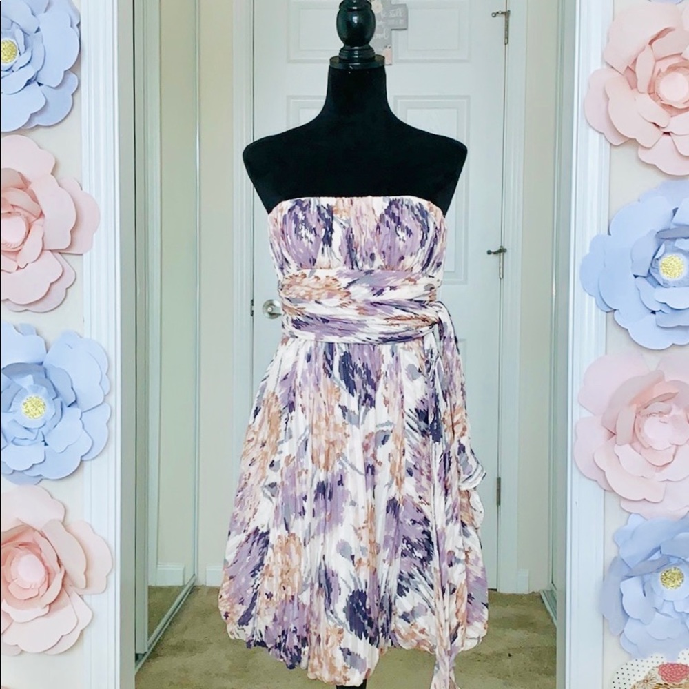BCBG MAXAZRIA 100% SILK Cocktail Prom Formal Dress